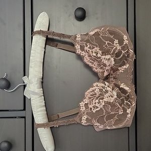 SIMONE PERELE Amour Demi Cup French Unpadded Sheer Bra 80F FR / 30DDD US